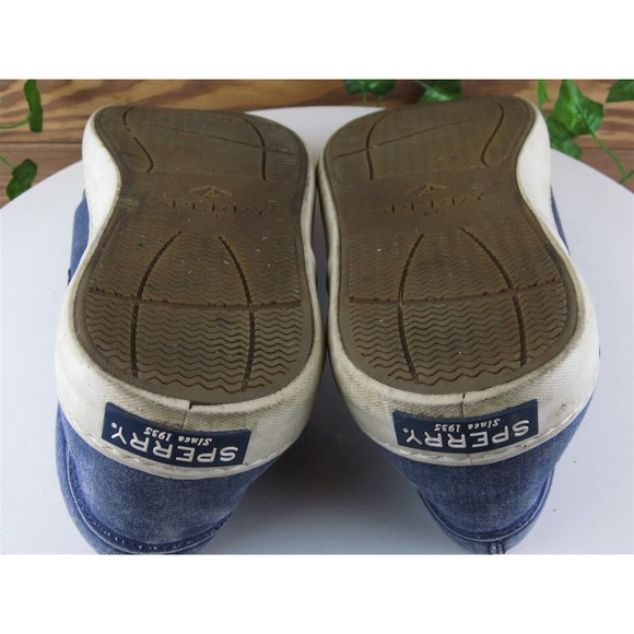 Sperry Top-Sider Sz 10.5 Slip-On Blue Fabric Men Slip‎ On  Medium (D, M) main image 6
